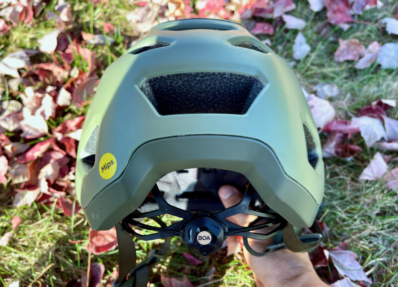 Fox Frame Pro Helmet Review back cut
