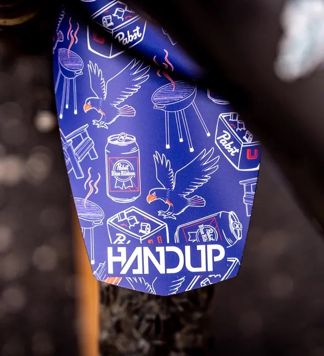 Handup x Pabst Collection BBQ fender close up