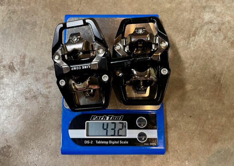 Trek Line pedals Comp weight