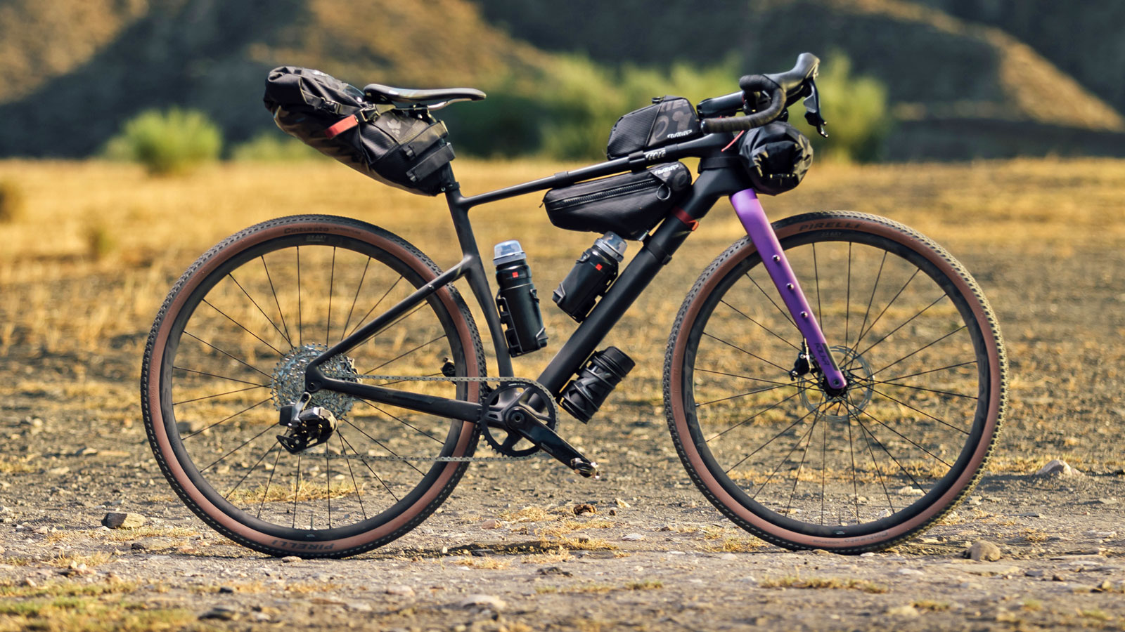 Wilier Adlar lightweight carbon bikepacking gravel touring bike, rackless light bikepacking
