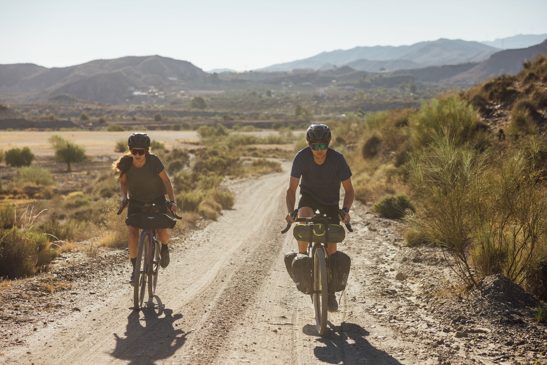 Wilier Adlar lightweight carbon bikepacking gravel touring bike, adventure riding pair