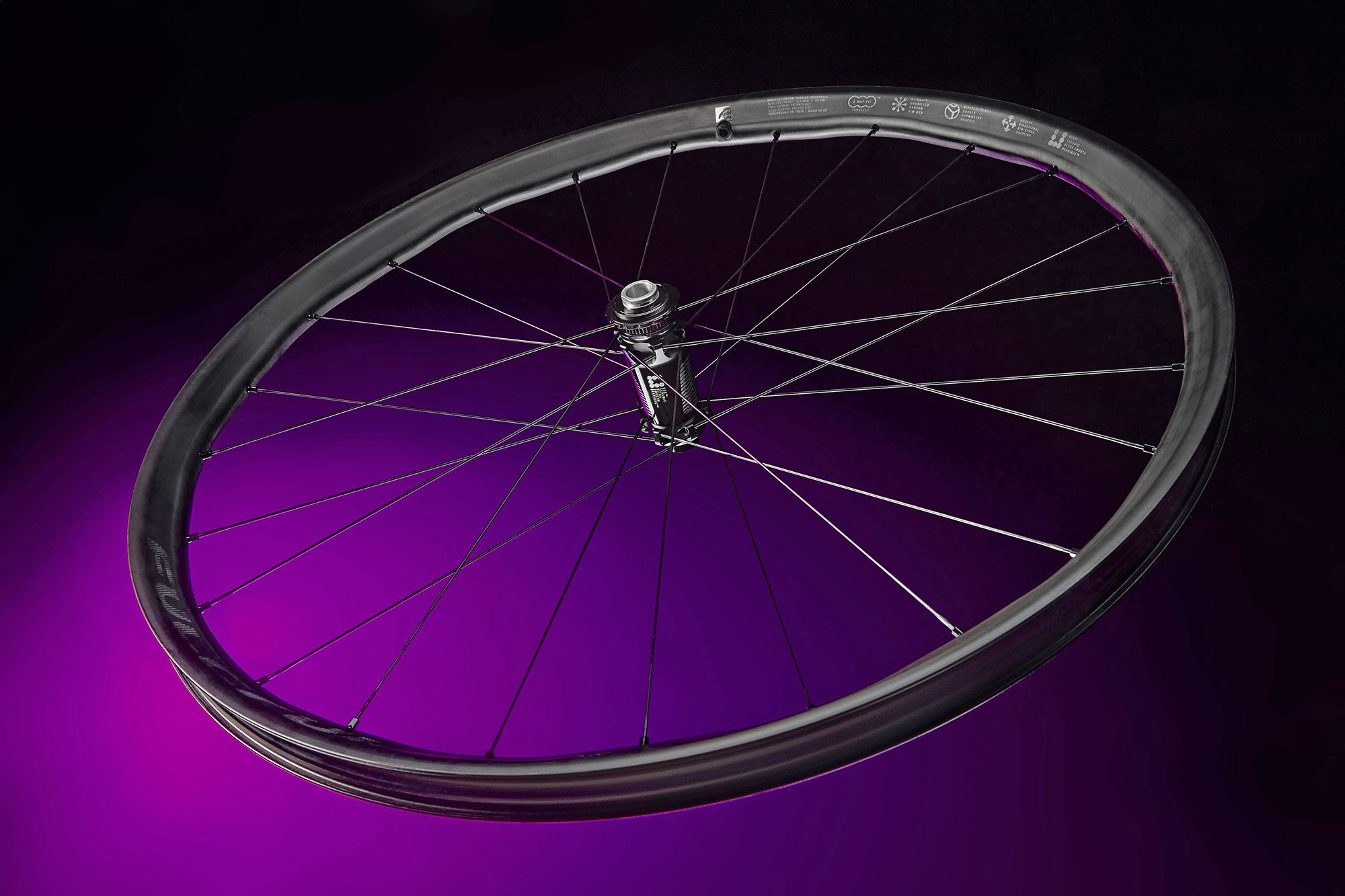 2023 Fulcrum Red Zone Carbon+ premium lightweight XC mountain bike wheels, made-in-EU, undulating asymmetric front wheel