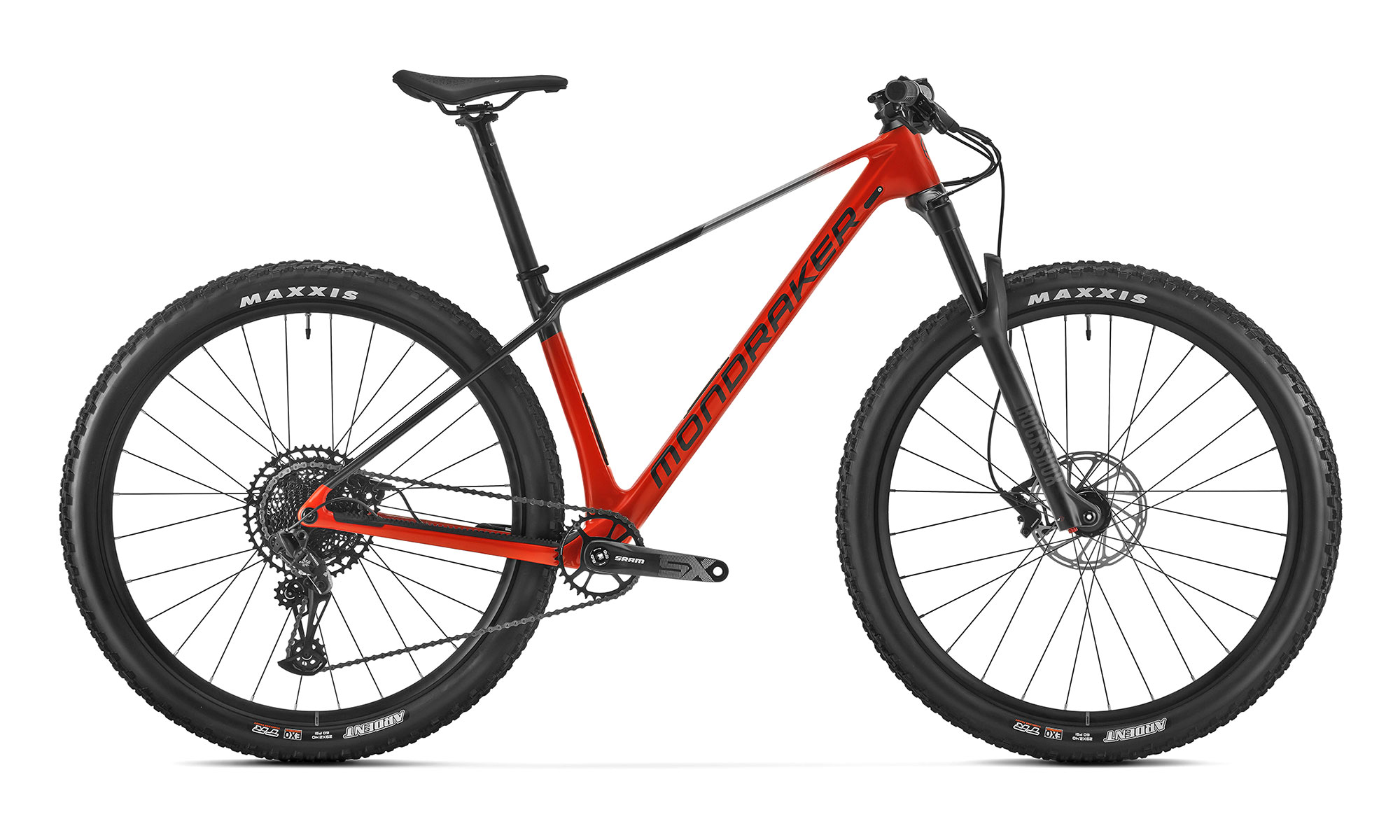2024 Mondraker Chrono Carbon DC progressive downcountry hardtail mountain bike, entry-level