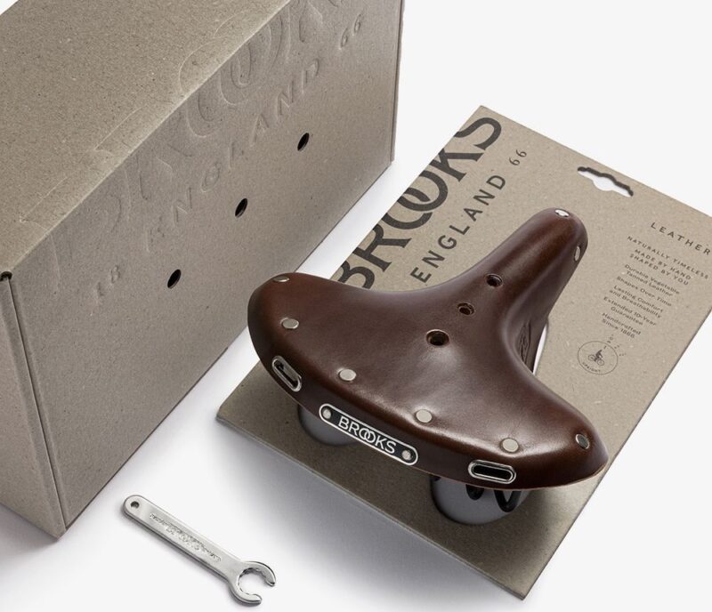 Brooks England B72 studio with packaging