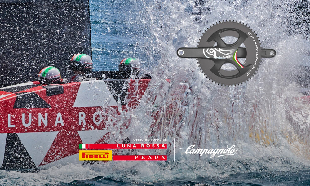 Campagnolo yachting cyclor groupset for America's Cup with Luna Rossa Prada Pirelli sailing team, teaser