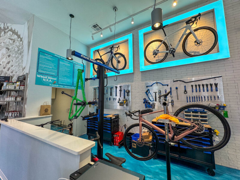 Inside Wheel Stree bike shop