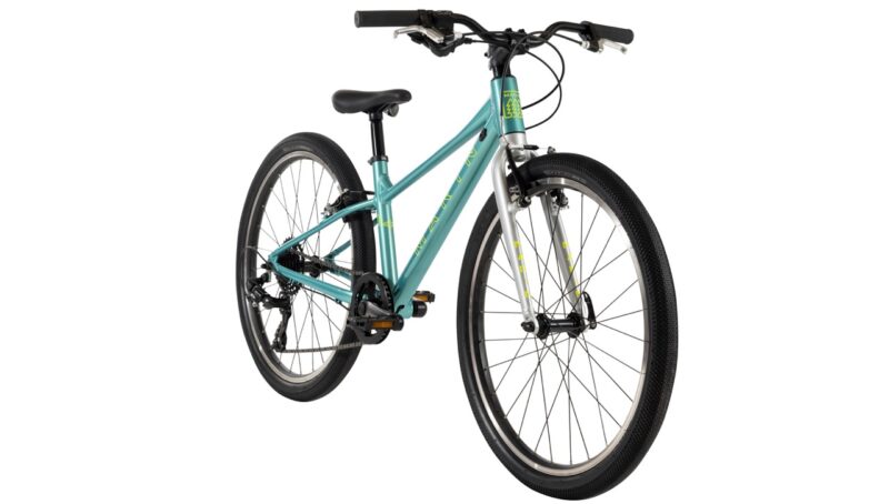 Marin Bikes Coast Trail teal and silver front side