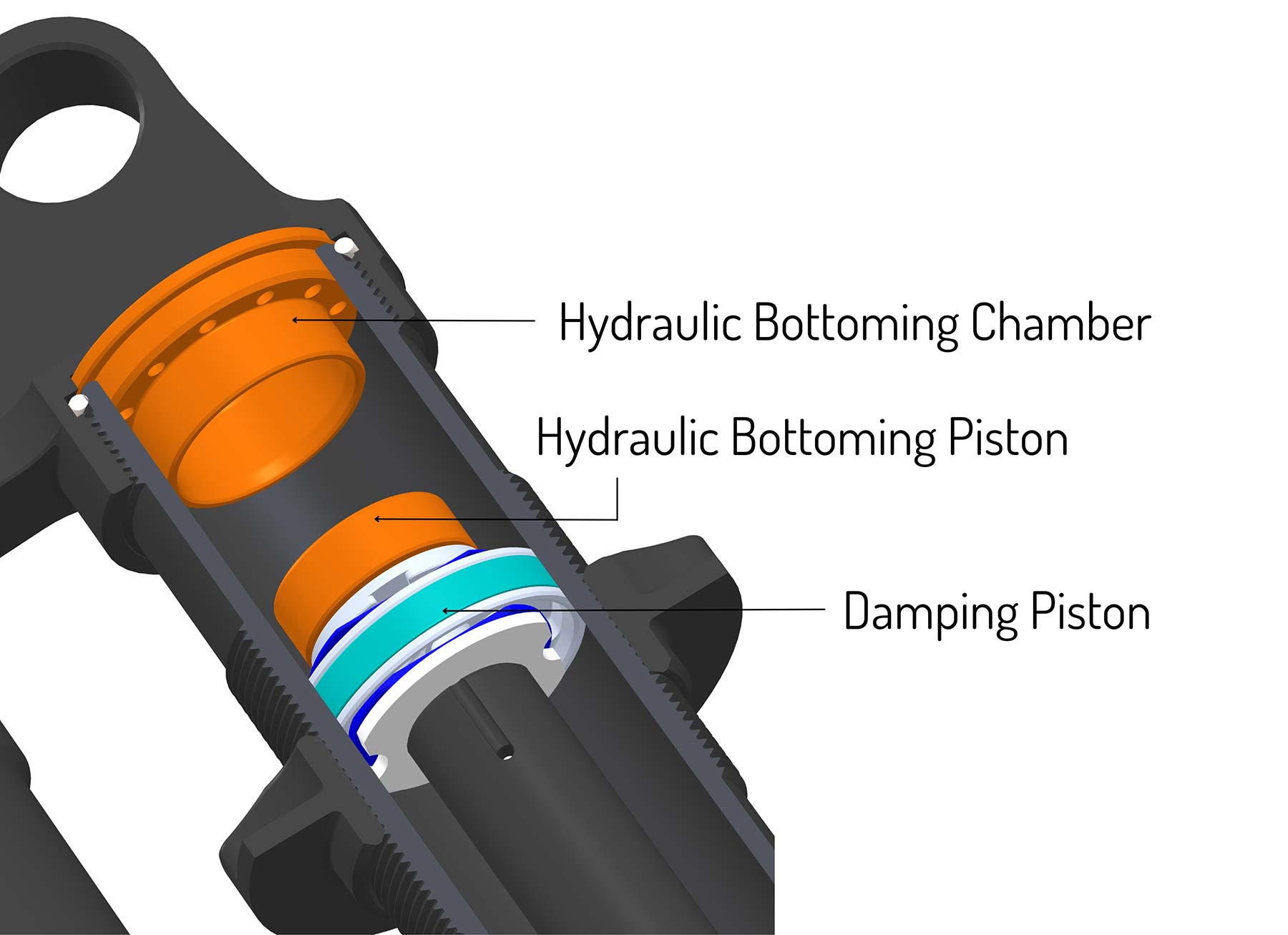 cutaway diagrams of the push SV8 coil shock