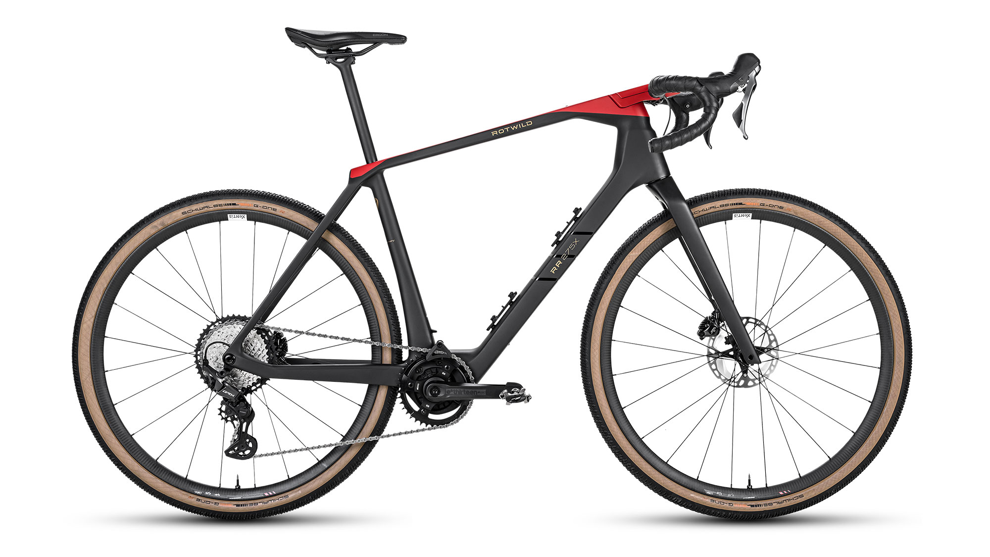 Rotwild R-R275 X gravel ebike, a lightweight TQ-powered fully integrated all-road e-bike, Pro build complete
