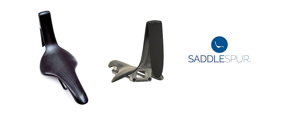 SaddleSpur unique ergonomic cycling saddle design with rear coccyx support, Kickstarter