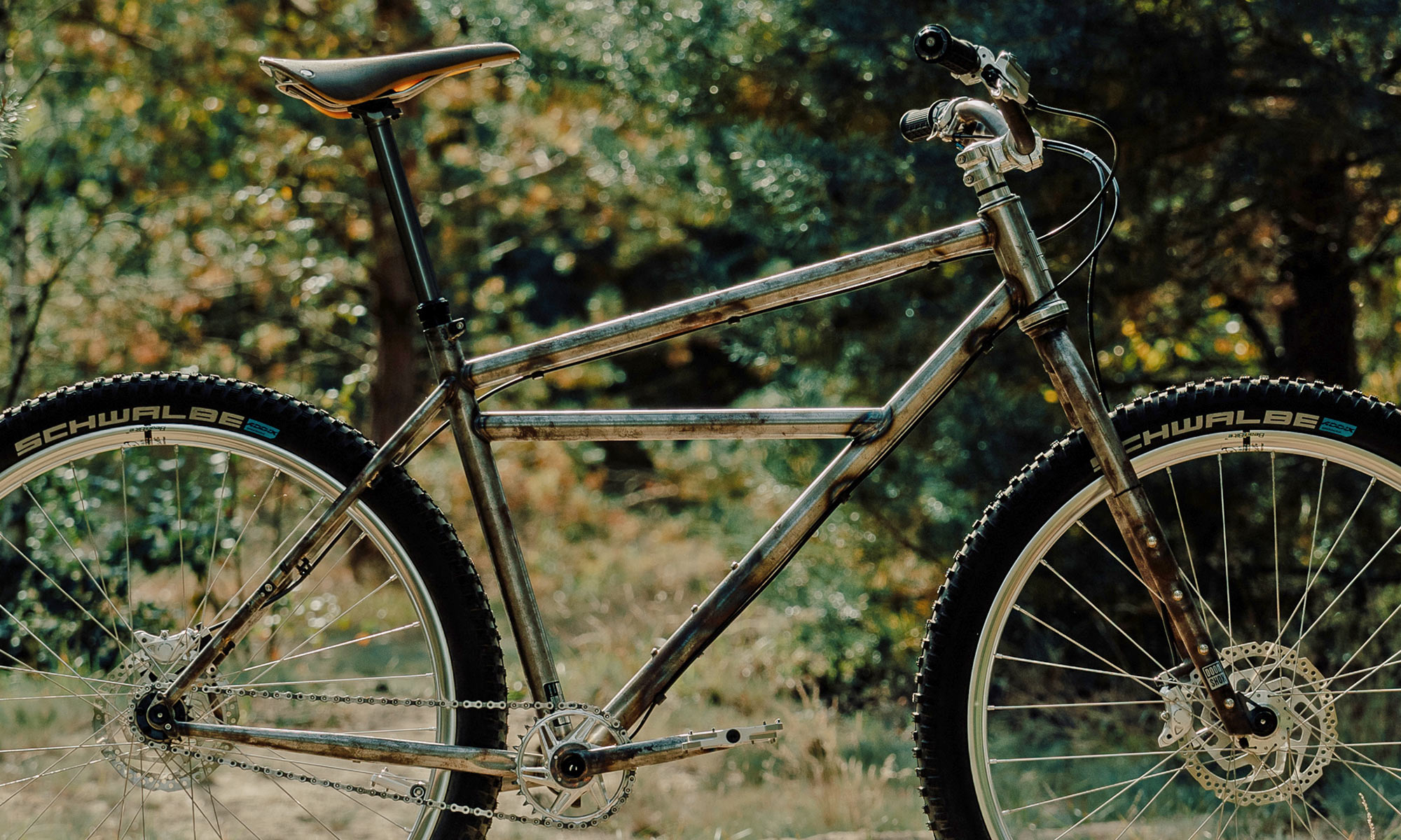 Sour Bad Granny Raw Ltd. steel-everything limited edition retro modern mountain bike klunker, made-in-Germany frameset