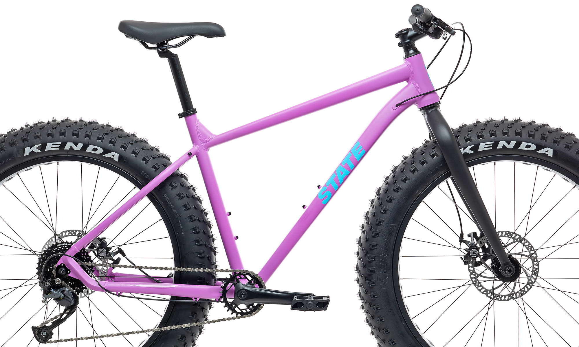 State Bicycle Co. 6061 Trail+ Fat Bike, an affordable alloy budget entry-level aluminum fatbike, frameset