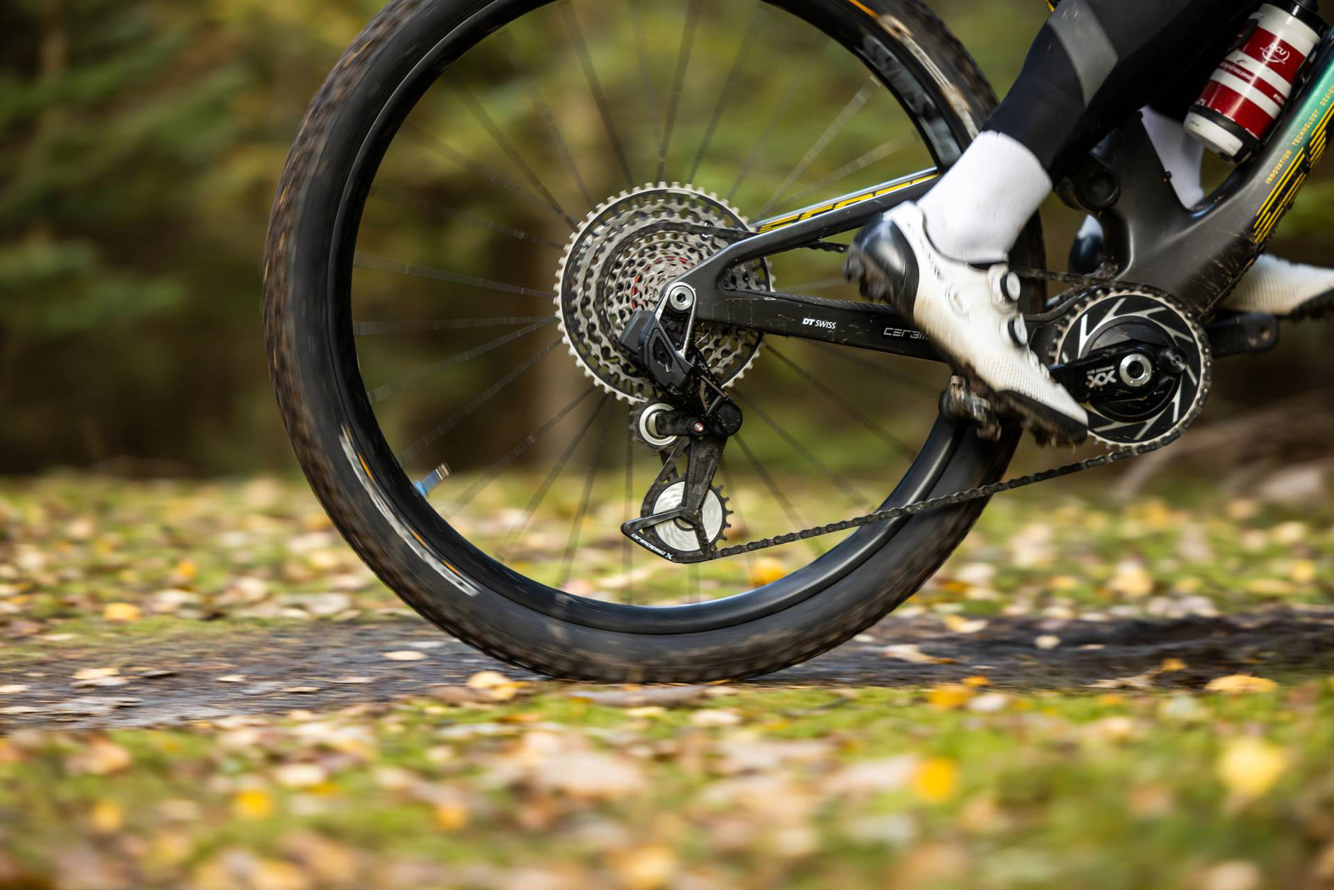 ceramicspeed ospw for sram transmission shown on a bike