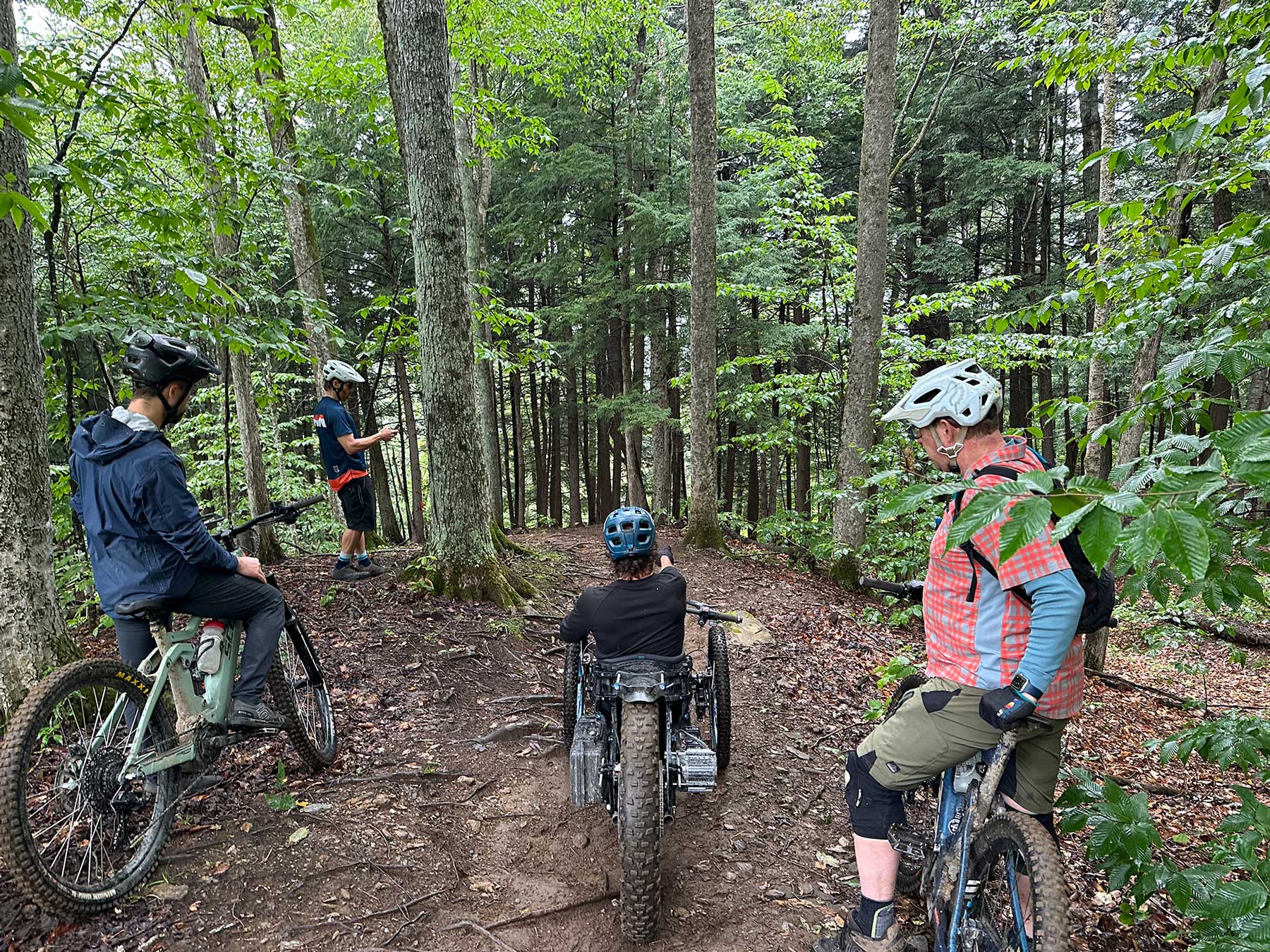 adaptive trail scouting and building in vermont
