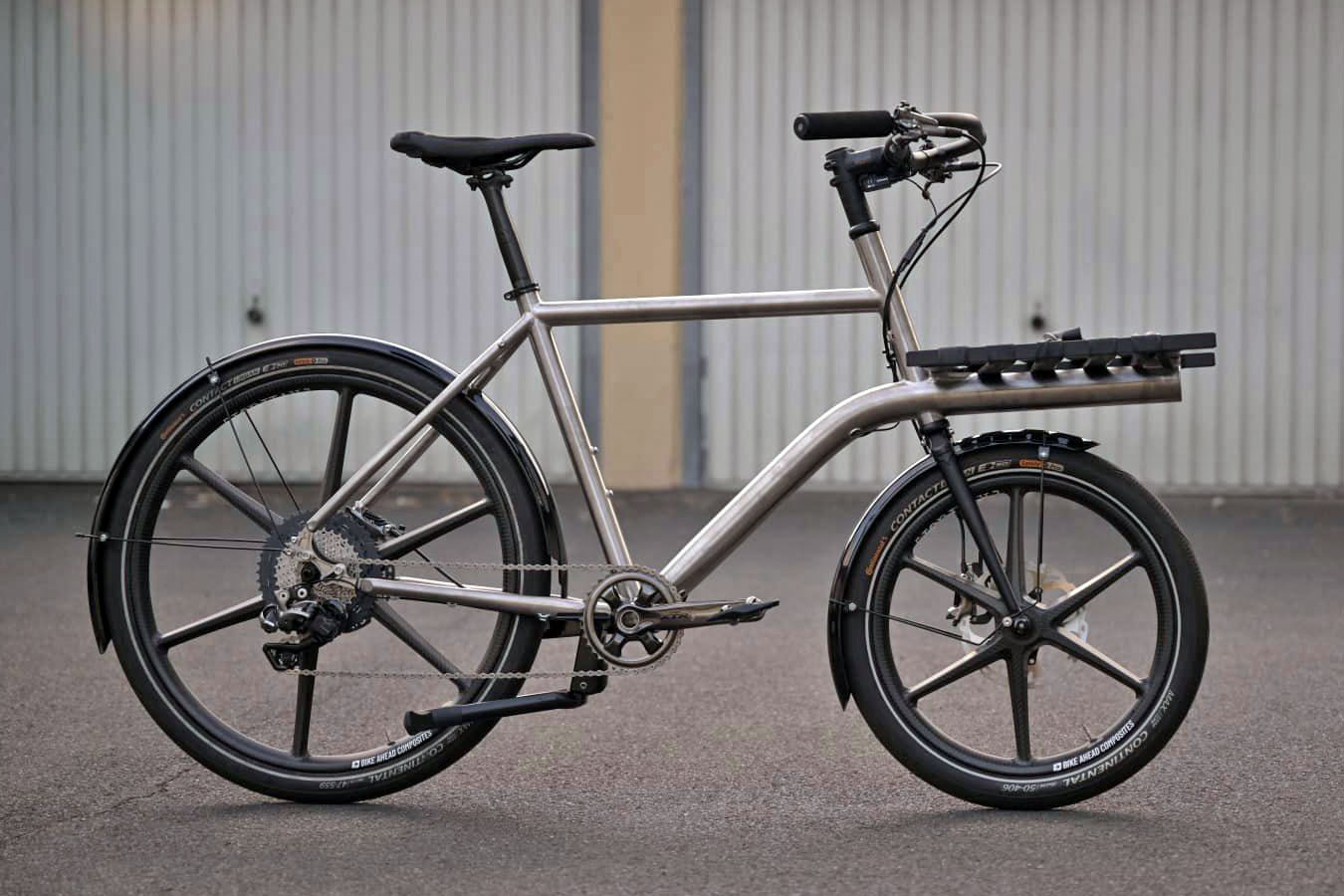Bike Ahead Biturbo Cargo ultralight ultra-strong 6-spoke monocoque carbon wheels for cargo ebikes, by Kvirder, mini bike