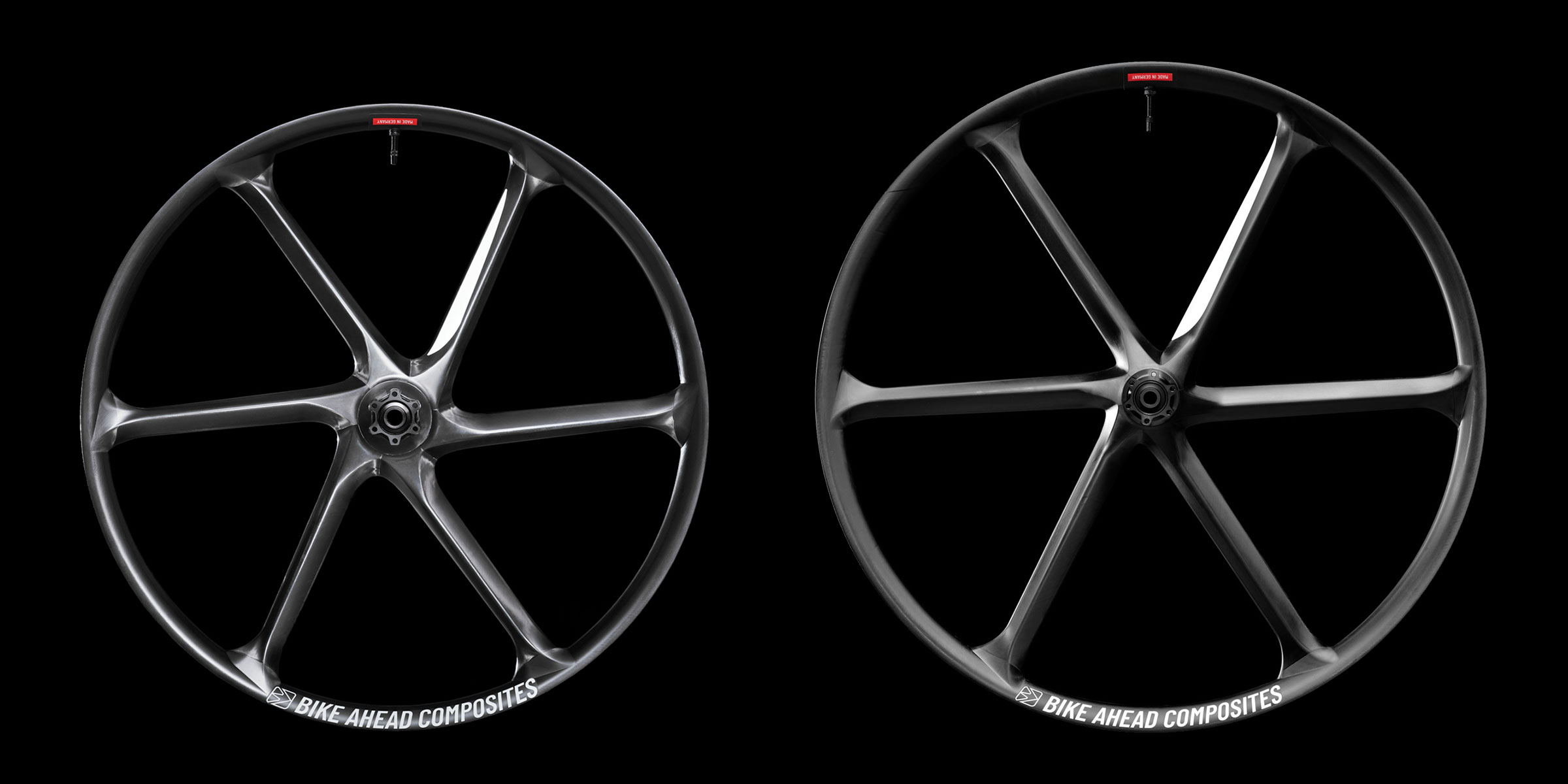 Bike Ahead Biturbo X or X.E, 6-spoke carbon MTB wheels for enduro, ebike & eMTB, 27.5" or 29"
