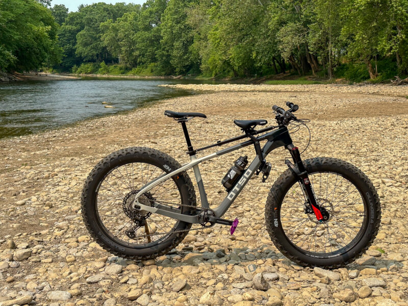 Shotgun bike seat on fat bike