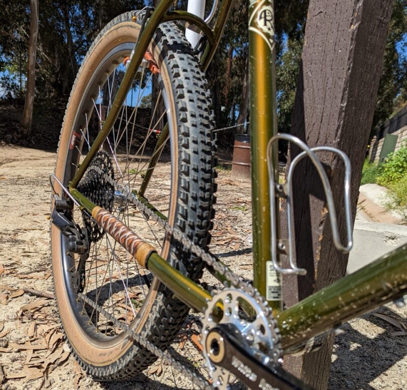 Camp and Go Slow Western Rattler review on the gus chainstay