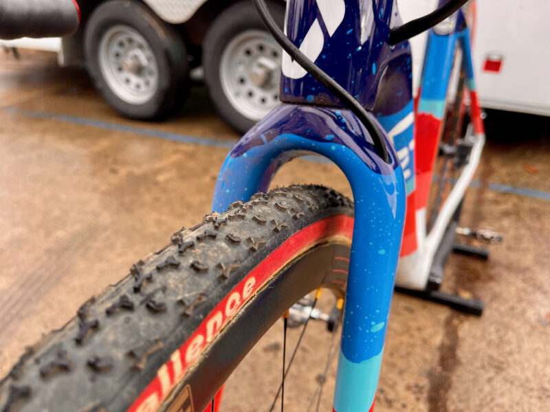 Clara Honsinger Bike Profile Liv cyclocross tires front