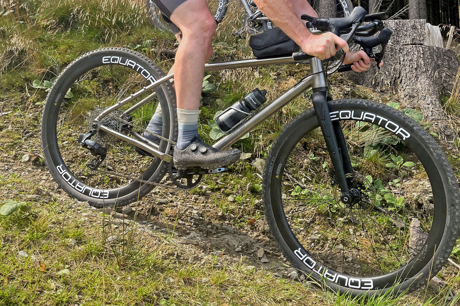 Equator Yasei titanium affordable gravel bike review, riding