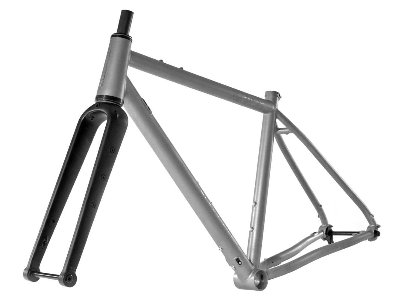 Equator's new affordable consumer-direct titanium gravel bikes, Sensei frameset