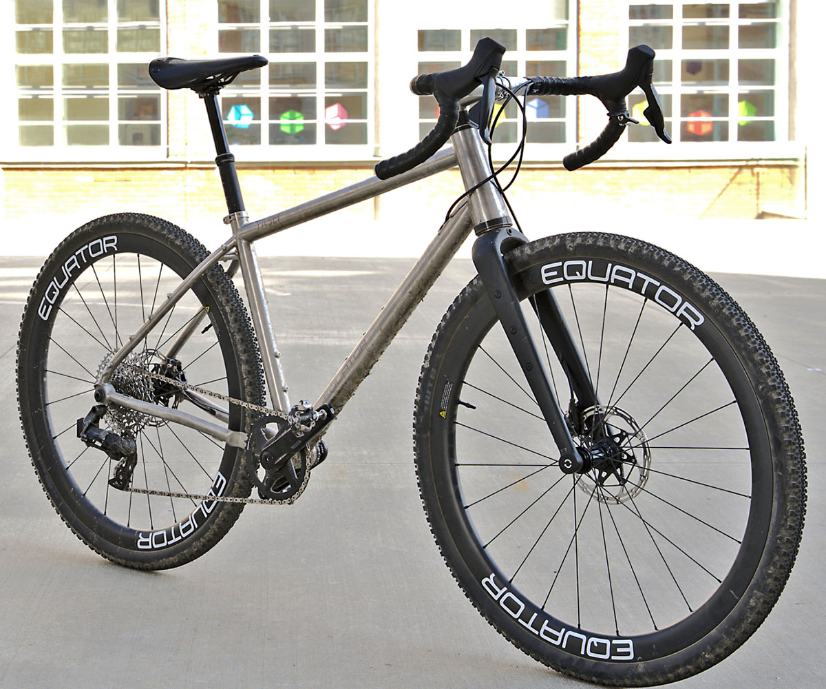 Equator's new affordable consumer-direct titanium gravel bikes, Yasei