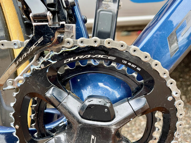 Eric Brunner Pro Bike Check Nationals CX crankset close up