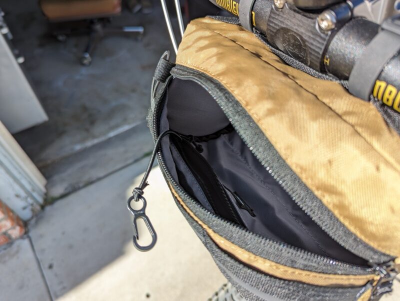 Ornot Large Handlebar Bag review Inside pocket