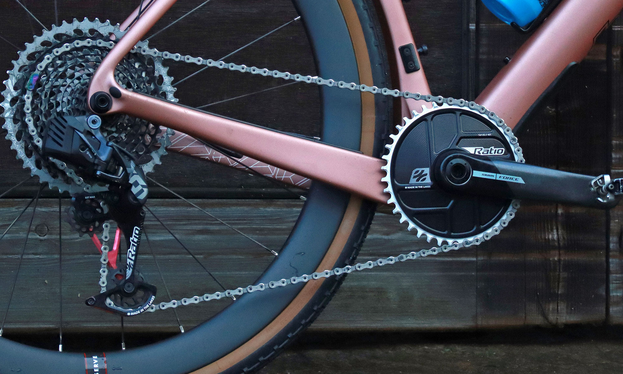 Ratio Direct Mount chainrings, spiderless aero 1x DM rings for 12 and 13-speed, drivetrain