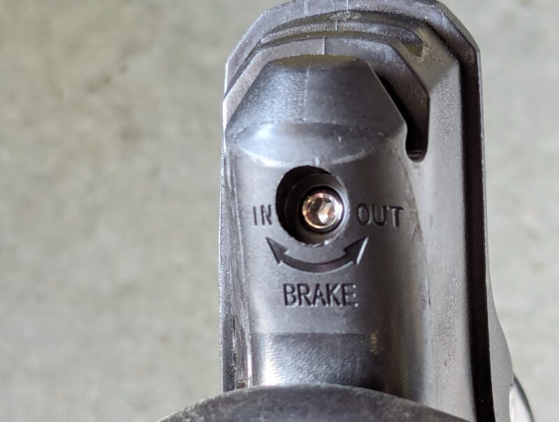 Sensah SRX Pro Shift-Brake levers reach adjustment