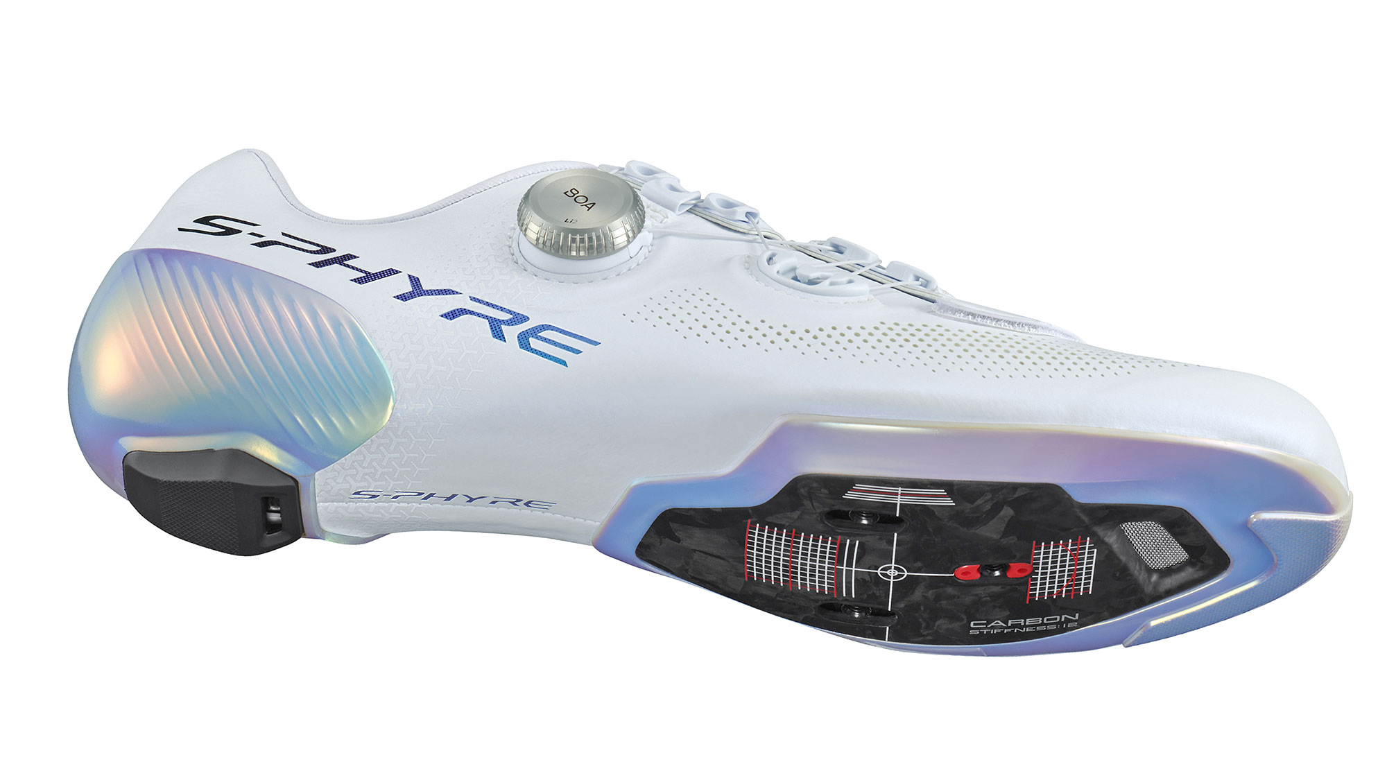 Shimano S-Phyre RC9 PWR, updated RC903PWR road bike shoes for sprinters, time-trialists & track racers, carbon sole