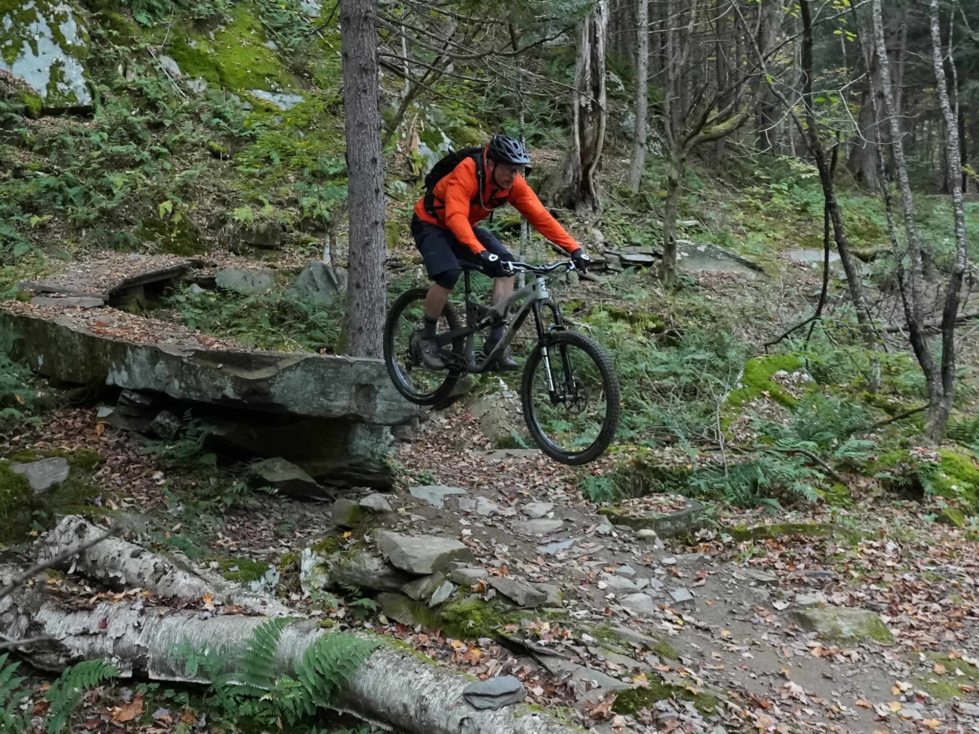 TRP EVO 12 mountain bike riding review in vermont