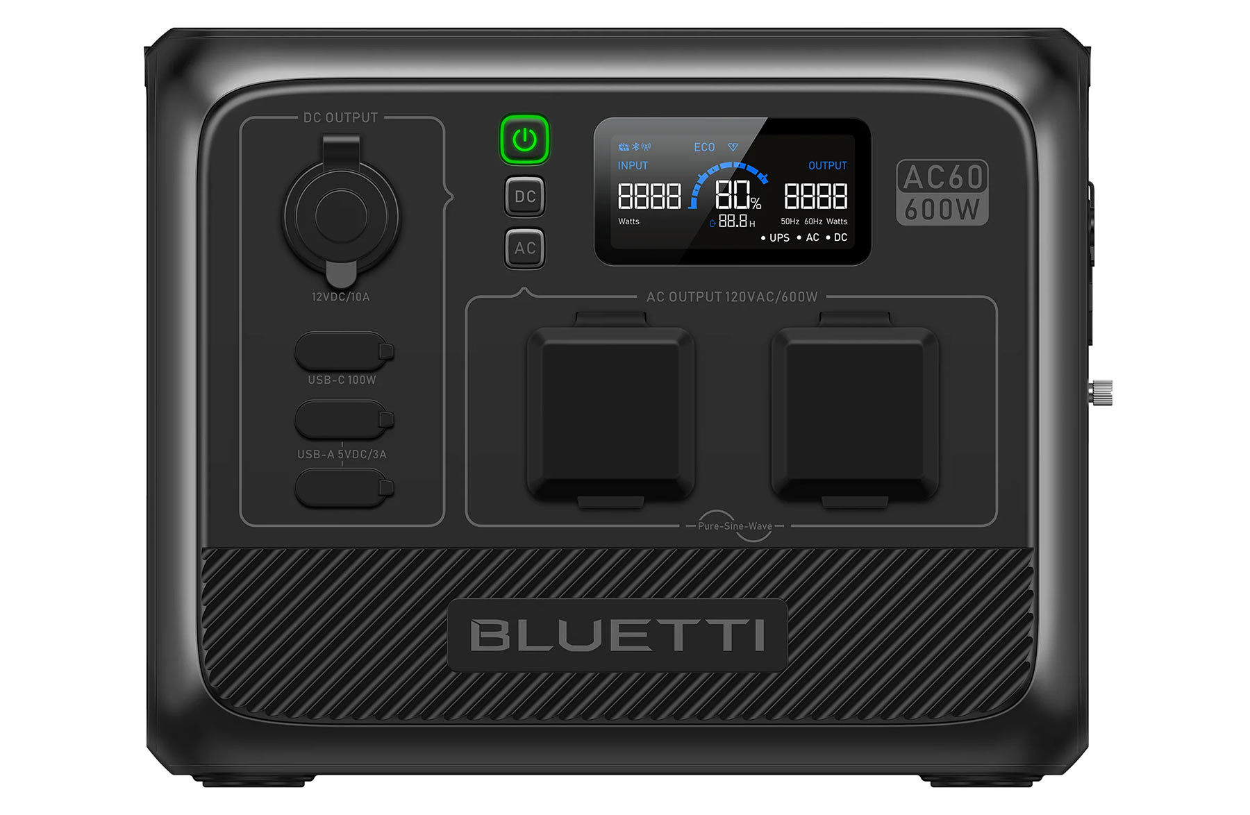 bluetti ac60 portable power station battery bank