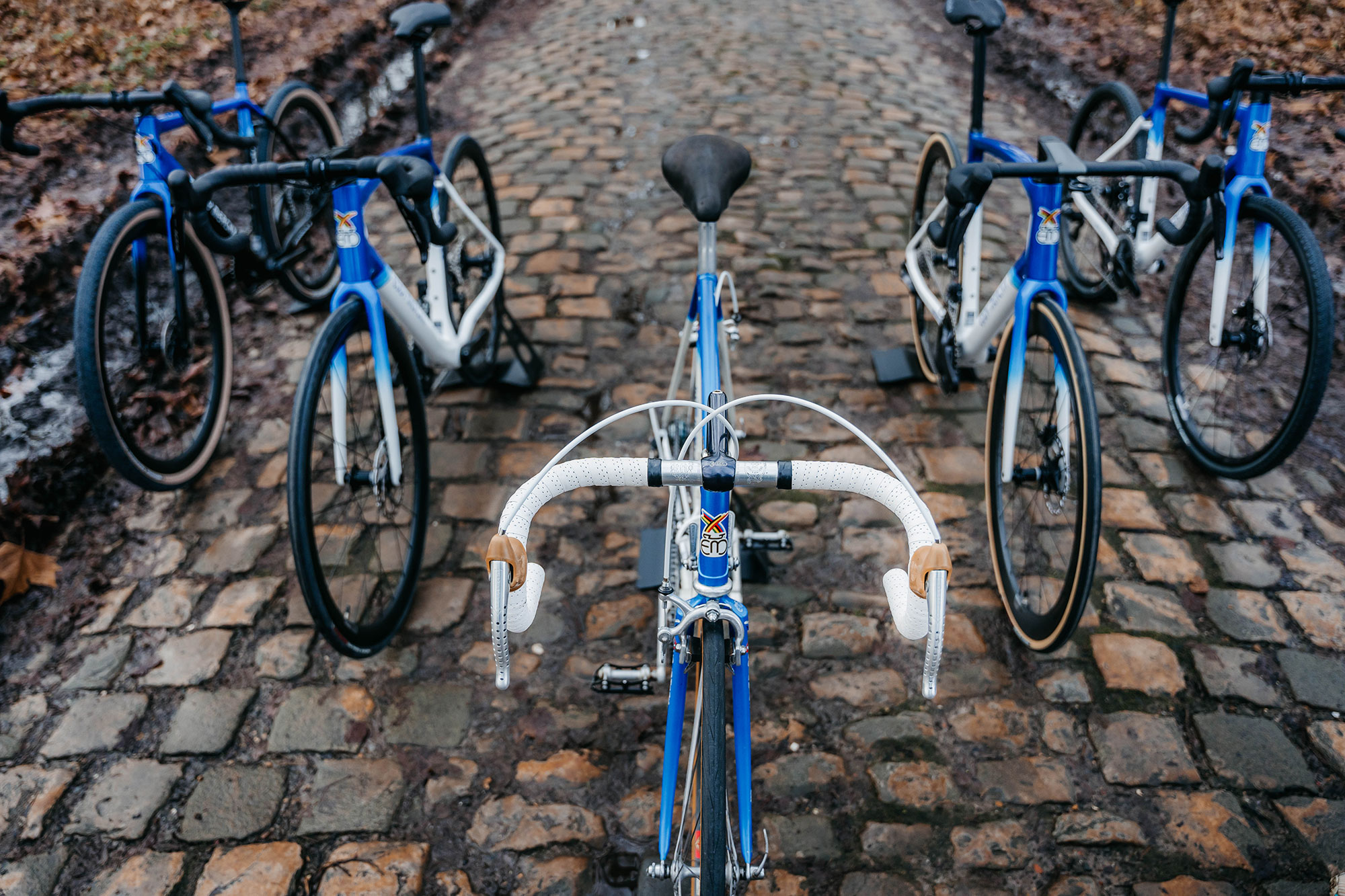 2024 Eddy Merckx Bikes reboot with limited edition Retrosonic road, all-road & gravel bike line-up on cobblestones