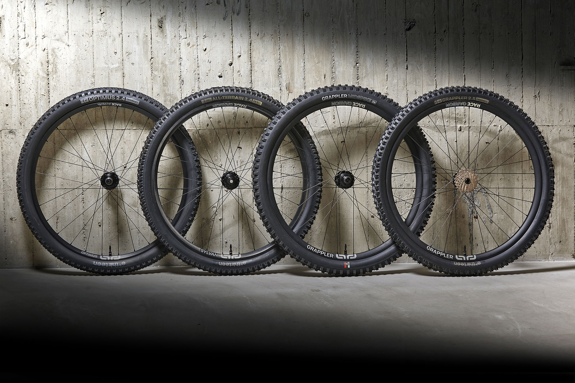 2024 eThirteen revamped mountain bike wheels, trail Optimus, all-mountain Sylvan, gravity Grappler, line-up