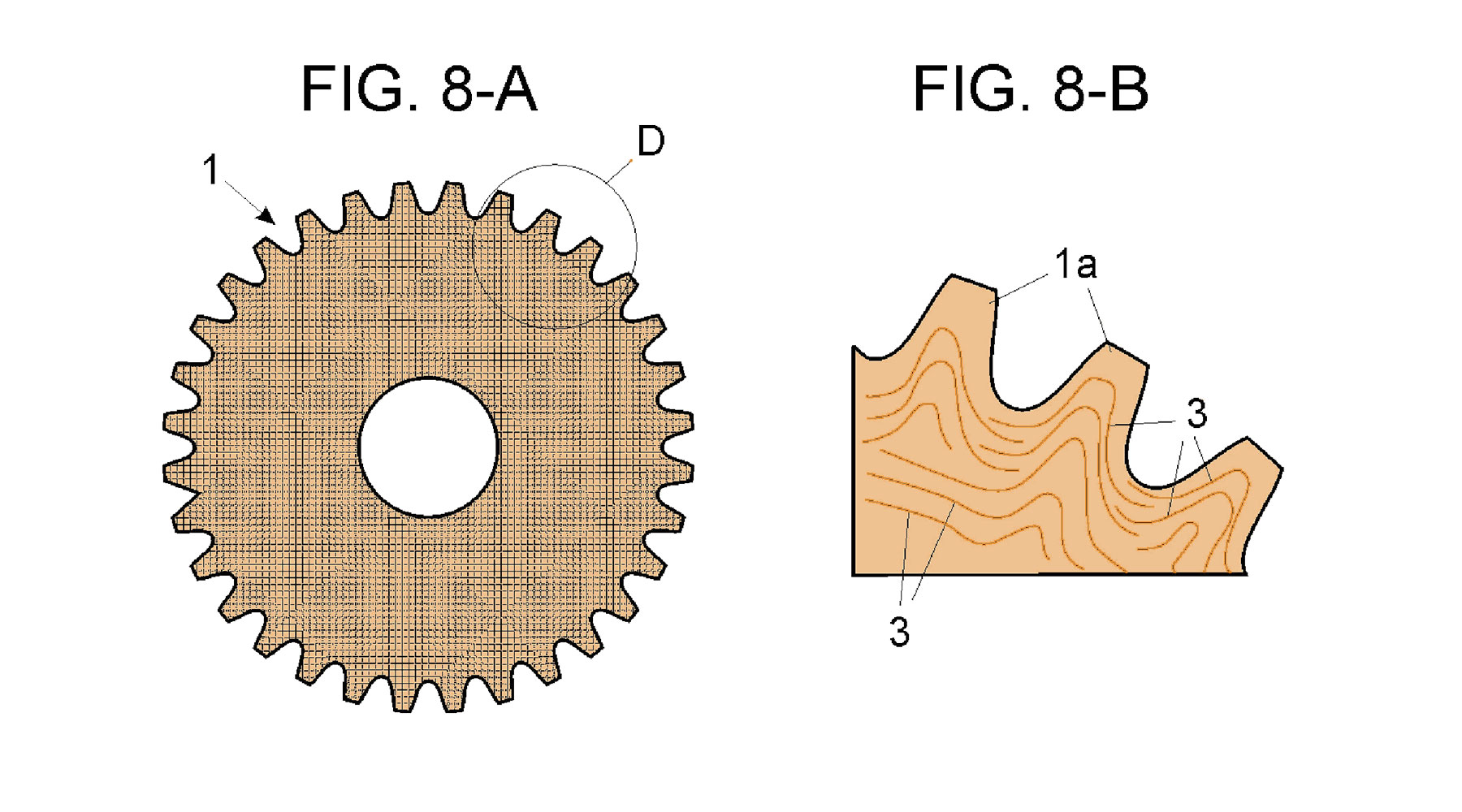 Gemini Rigel ultralight compression molded forged carbon 1x direct mount bike chainrings, patent illustrations