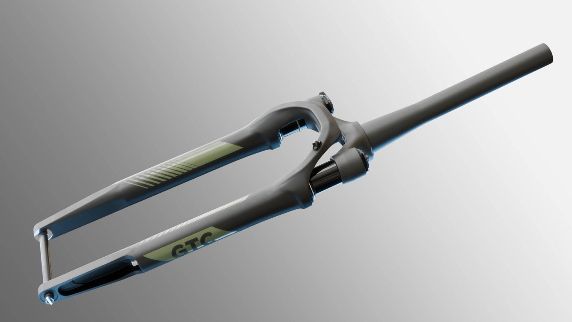 KS GTC gravel suspension fork shown at an angle