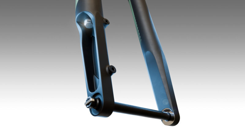 KS GTC gravel suspension fork closeup details