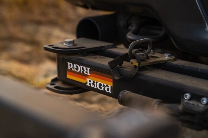 Swing Left or Right with the Same Rig’d RambleSwing Swingout Hitch Rack Adapter