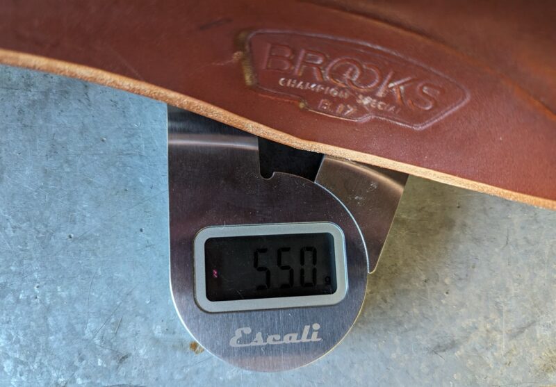 Brooks B72 First Look and Install b17 weight
