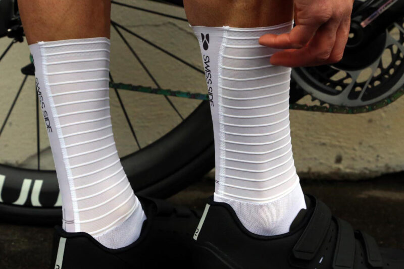 Swiss Side AERO Socks Prove White Socks are Faster