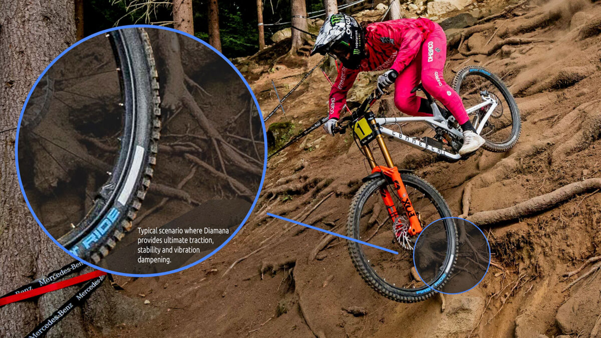 Tubolight Diamana, the Fastest MTB Tire Liner because of Venturi