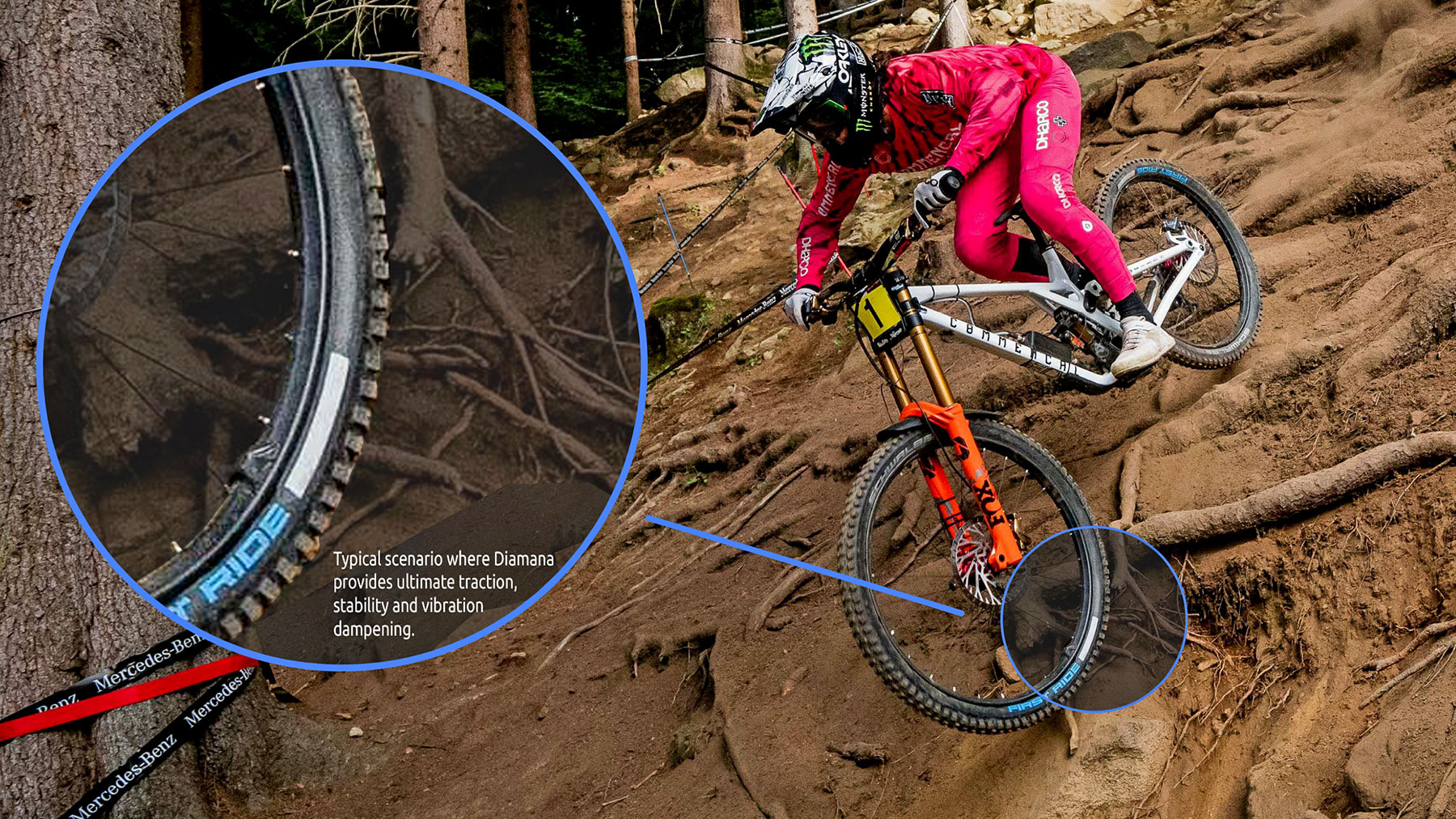 Tubolight Diamana world's fastest MTB mountain bike tubeless tire liner, how it works