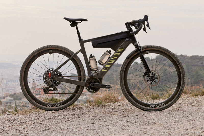Canyon Grizl:ON carbon gravel ebike, photo by Pol Foguet, complete