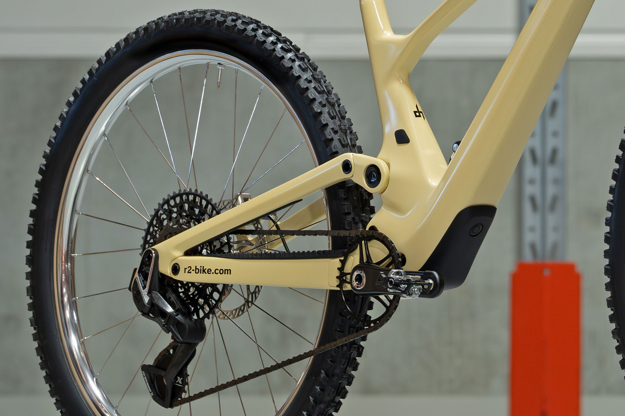 Dangerholm Scott Genius ST custom all-mountain bike of the future project, rear end details