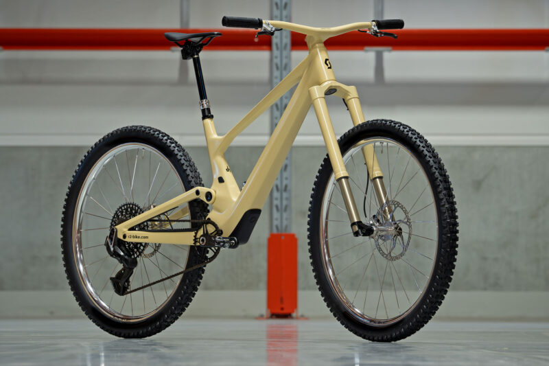 Dangerholm Scott Genius ST custom all-mountain bike of the future project, angled