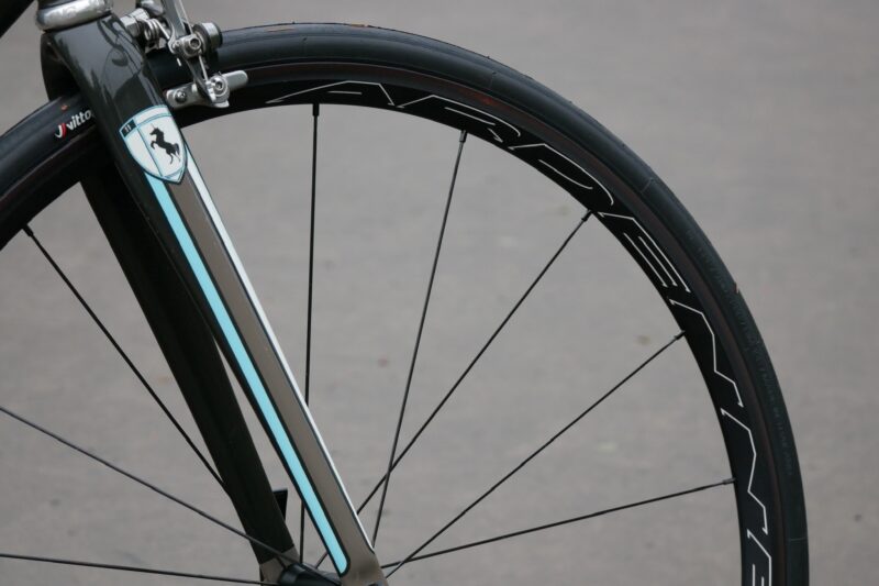 HED Ardennes RA Black road bike wheels for rim brake lead image