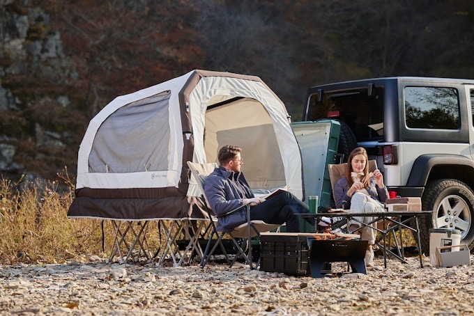 Forget Roof Top Tents, the New Hitch-Home Duo+ is an Inflatable Tent You Can Deploy Anywhere