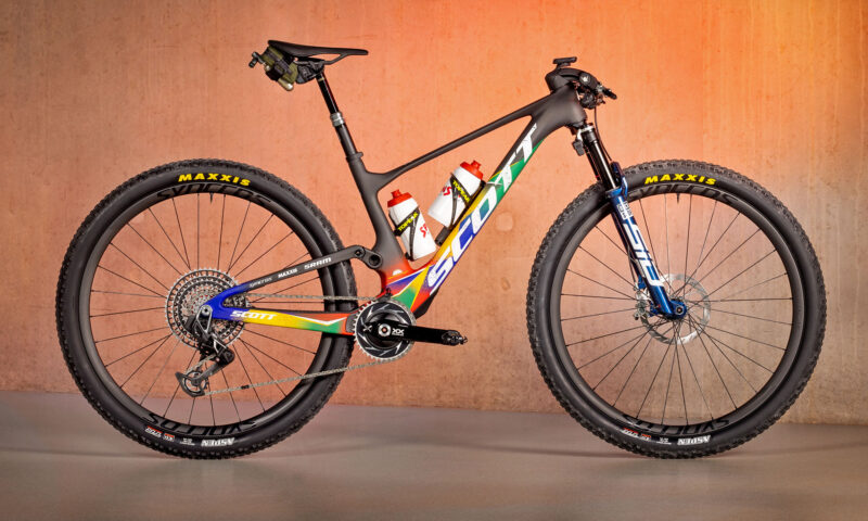 2024 Scott Spark RC x Cape Epic special edition race bike for Nino Schurter & World Bicycle Relief fundraiser, complete