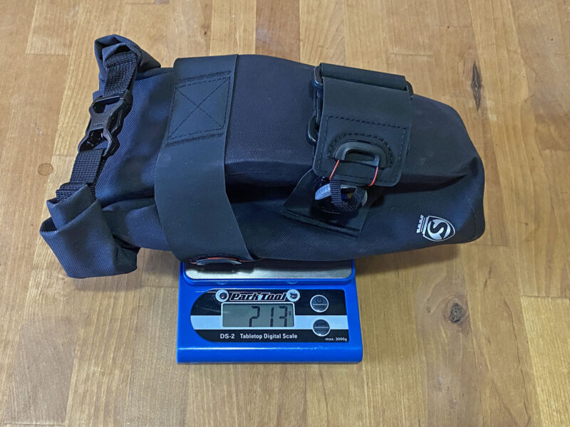 Silca Grinta bags, lightw & compact fast-packing bikepacking packs Review, 213g actual weigh saddle bag